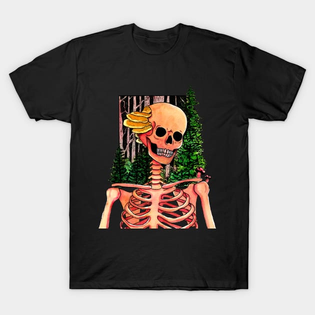 Forest Skele T-Shirt by Cadva